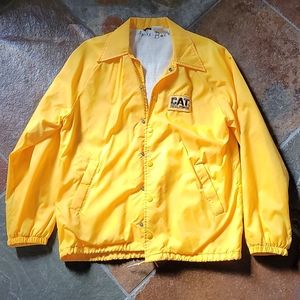 Vintage Trucker CAT Diesel patch lined Windbreaker